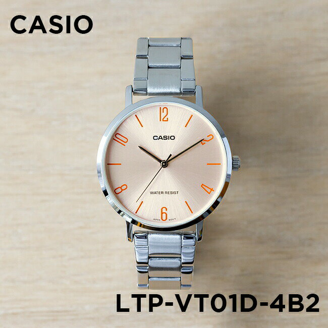 樂天商城 - 【10年保証】【日本未発売】CASIO STANDARD カシオ スタンダード LTP-VT01D-4B2 腕時計 時計 ブランド レディース キッズ 子供 女の子 チープカシオ チプカシ アナログ シルバー ピンク メタル 海外モデル ギフト プレゼント