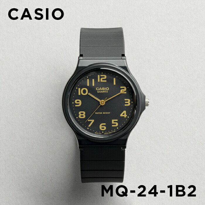 【並行輸入品】【10年保証】【日本未発売】CASIO STANDARD カシオ スタンダード MQ-24-1B2 腕時計 時計 ブランド メンズ レディース キッズ 子供 男の子 女の子 チープカシオ チプカシ アナログ ブラック 黒 海外モデル 送料無料