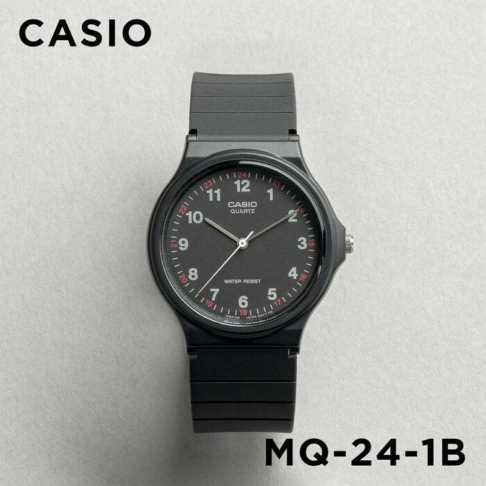 【並行輸入品】【10年保証】【日本未発売】CASIO カシオ スタンダード メンズ MQ-24-1B 腕時計 レディース キッズ 子供 男の子 女の子 チープカシオ チプカシ アナログ ブラック 黒 海外モデル 送料無料