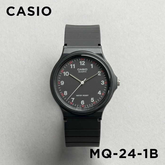 カシオ スタンダード 腕時計(就活向き) メンズ 【並行輸入品】【10年保証】【日本未発売】CASIO STANDARD カシオ スタンダード MQ-24-1B 腕時計 時計 ブランド メンズ レディース キッズ 子供 男の子 女の子 チープカシオ チプカシ アナログ ブラック 黒 海外モデル 送料無料