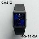 【並行輸入品】【10年保証】【日本未発売】CASIO STANDARD カシオ スタンダード MQ-38-2A 腕時計 時計 ブランド メンズ レディース キッズ 子供 男の子 女の子 チープカシオ チプカシ アナログ ブラック 黒 ネイビー 海外モデル 送料無料