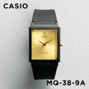 TIME LOVERSで買える「【並行輸入品】【10年保証】【日本未発売】CASIO STANDARD カシオ スタンダード MQ-38-9A 腕時計 時計 ブランド メンズ レディース キッズ 子供 男の子 女の子 チープカシオ チプカシ アナログ ブラック 黒 ゴールド 金 海外モデル 送料無料」の画像です。価格は2,030円になります。