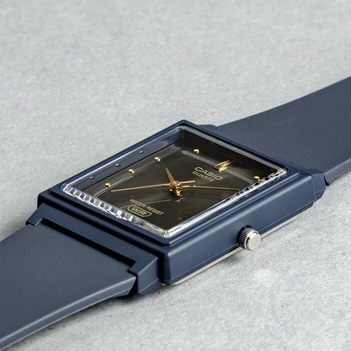 【10年保証】【日本未発売】CASIO STANDARD カシオ スタンダード MQ-38UC-2A1 腕時計 時計 ブランド メンズ レディース キッズ 子供 男の子 女の子 チープカシオ チプカシ アナログ ネイビー ブルー 青 ブラック 黒 海外モデル ギフト プレゼント