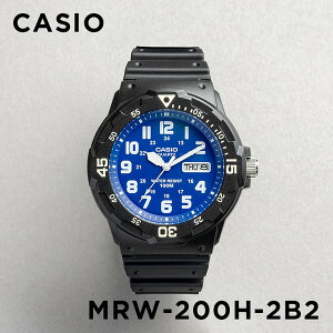 【並行輸入品】【10年保証】【日本未発売】CASIO カシオ スポーツ メンズ MRW-200H-2B2 腕時計 キッズ 子供 男の子 チープカシオ チプカシ アナログ 日付 防水 ブラック 黒 ネイビー 海外モデル 送料無料