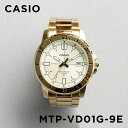 【並行輸入品】【10年保証】【日本未発売】CASIO STANDARD カシオ スタンダード MTP-VD01G-9E 腕時計 時計 ブランド メンズ キッズ 子供 男の子 チープカシオ チプカシ アナログ 日付 ゴールド 金 メタル 海外モデル 送料無料