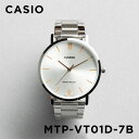 楽天TIME LOVERS【並行輸入品】【10年保証】【日本未発売】CASIO STANDARD カシオ スタンダード MTP-VT01D-7B 腕時計 時計 ブランド メンズ レディース キッズ 子供 男の子 女の子 チープカシオ チプカシ アナログ シルバー メタル 海外モデル 送料無料