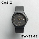 CASIO STANDARD カシオ スタンダード MW-59-1E 腕時計 時計 ブランド メンズ レディース キッズ 子供 男の子 女の子 チープカシオ チプカシ アナログ 日付 ブラック 黒 海外モデル 送料無料