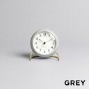 【並行輸入品】【訳あり】【汚れあり】ARNE JACOBSEN TABLE CLOCK CITY HALL アルネ ヤコブセン テーブル クロック シティホール 置き時計 時計 ブランド 目覚まし時計 アナログ グレー 送料無料