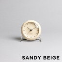 【並行輸入品】【訳あり】【風防内ゴミあり】ARNE JACOBSEN TABLE CLOCK CITY HALL アルネ ヤコブセン テーブル クロック シティホール 置き時計 時計 ブランド 目覚まし時計 アナログ アラーム ライト ベージュ おしゃれ 北欧 レトロ アンティーク 送料無料