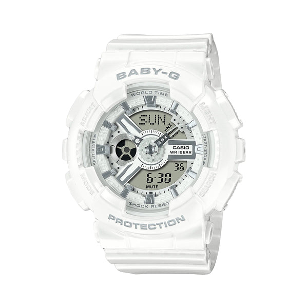 【並行輸入品】【10年保証】CASIO BABY-G カシオ ベビーG BA-110X-7A3 腕時計 時計 ブランド レディース キッズ 子供 女の子 アナデジ 日付 カレンダー 防水 ホワイト 白 送料無料