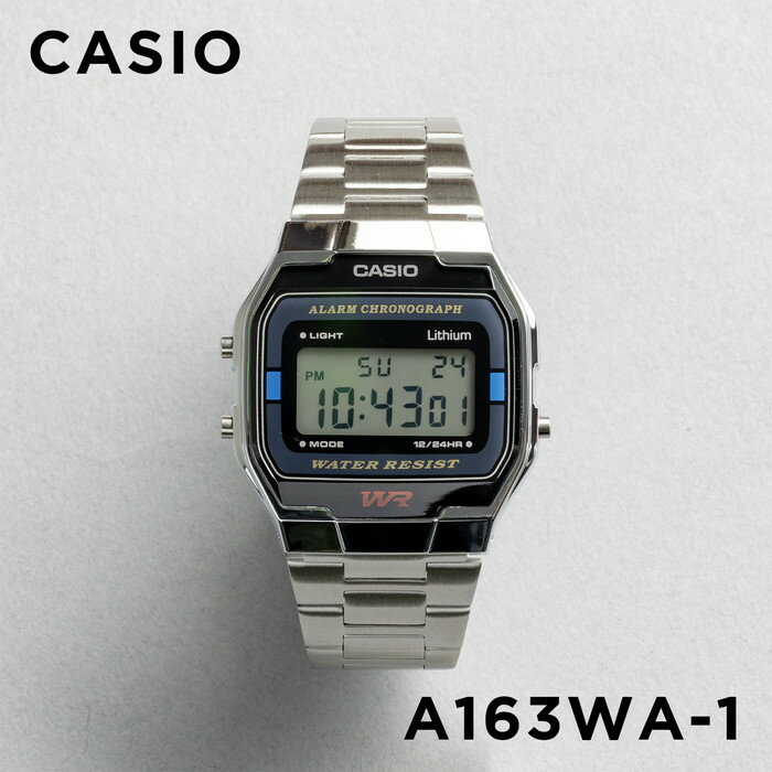 【並行輸入品】【10年保証】【日本未発売】CASIO STANDARD カシオ スタンダード A163WA-1 腕時計 時計 ブランド メン…