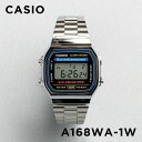 【並行輸入品】【訳あり】【小キズあり】CASIO STANDARD カシオ スタンダード A168WA-1W 腕時計 時計 ブランド メンズ レディース キッズ 子供 男の子 女の子 チープカシオ チプカシ デジタル 日付 カレンダー シルバー ブラック 黒 送料無料