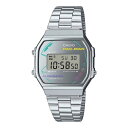 【並行輸入品】【10年保証】CASIO STANDARD PAC-MAN COLLABORATION MODELS MEN カシオ スタンダード パックマン コラボ A168WEPC-7A 腕時計 時計 ブランド メンズ キッズ 子供 男の子 チープカシオ チプカシ デジタル 日付 シルバー メタル 海外モデル 送料無料