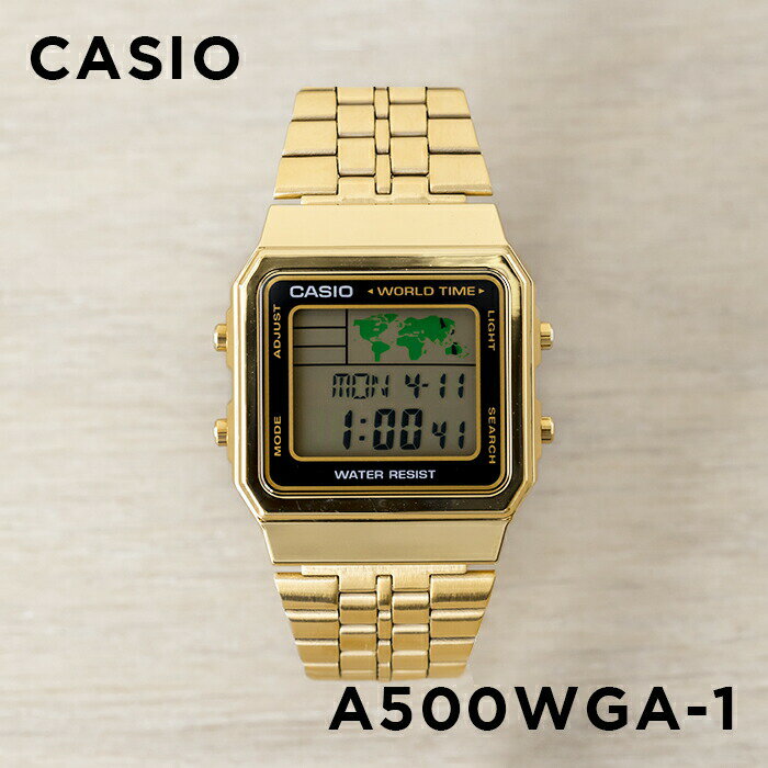 【10年保証】【日本未発売】CASIO STANDARD カシオ スタンダード A500WGA-1 腕時計 時計 ブランド メンズ レディース キッズ 子供 男...