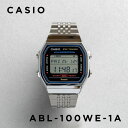 【並行輸入品】【訳あり】【小キズあり】CASIO STANDARD MENS カシオ スタンダード ABL-100WE-1A 腕時計 時計 ブランド メンズ キッズ 子供 男の子 チープカシオ チプカシ デジタル 日付 シルバー ブラック 黒 メタル スマホ 連動 送料無料