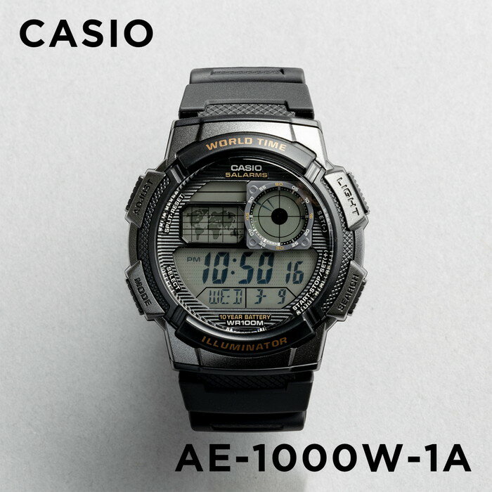 【10年保証】【日本未発売】CASIO STANDARD カシオ スタンダード AE-1000W-1A 腕時計 時計 ブランド メンズ レディース キッズ 子供...