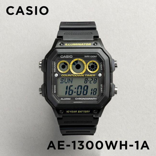 楽天TIME LOVERS【並行輸入品】【10年保証】【日本未発売】CASIO STANDARD カシオ スタンダード AE-1300WH-1A 腕時計 時計 ブランド メンズ レディース キッズ 男の子 チープカシオ チプカシ 日付 防水 サッカー フットサル 審判 海外モデル 送料無料