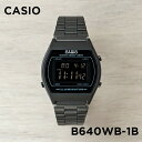 楽天TIME LOVERS【並行輸入品】【10年保証】CASIO STANDARD カシオ スタンダード B640WB-1B 腕時計 時計 ブランド メンズ レディース キッズ 子供 男の子 女の子 チープカシオ チプカシ デジタル 日付 ブラック 黒 オールブラック メタル 送料無料