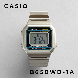 【並行輸入品】【10年保証】【日本未発売】CASIO カシオ スタンダード B650WD-1A 腕時計 メンズ レディース キッズ 子供 男の子 女の子 チープカシオ チプカシ デジタル 日付 シルバー ブラック 黒 海外モデル 送料無料