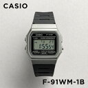 【並行輸入品】【10年保証】【日本未発売】CASIO STANDARD カシオ スタンダード F-91WM-1B 腕時計 時計 ブランド メンズ レディース キッズ 子供 男の子 女の子 チープカシオ チプカシ デジタル 日付 カレンダー ブラック 黒 グレー 海外モデル 送料無料