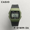 CASIO STANDARD カシオ スタンダード F-91WM-3A 腕時計 時計 ブランド メンズ レディース キッズ 子供 男の子 女の子 チープカシオ チプカシ デジタル 日付 カレンダー ブラック 黒 カーキ 送料無料