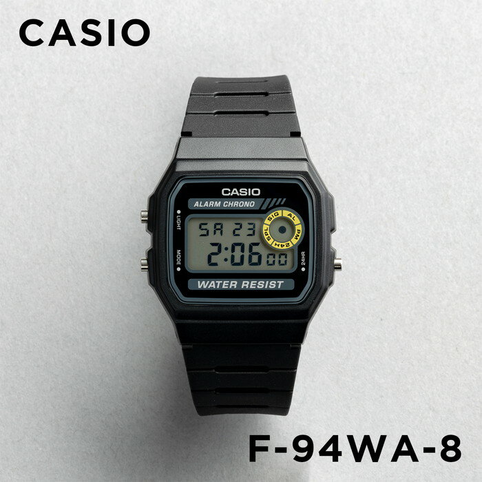 【並行輸入品】【10年保証】【日本未発売】CASIO STANDARD カシオ スタンダード F-94WA-8 腕時計 時計 ブランド メンズ レディース キッズ 子供 男の子 女の子 チープカシオ チプカシ デジタル 日付 ブラック 黒 海外モデル 送料無料