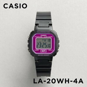 【並行輸入品】【10年保証】【日本未発売】CASIO STANDARD カシオ スタンダード LA-20WH-4A 腕時計 時計 ブランド レディース キッズ 子供 チープカシオ チプカシ デジタル 日付 ブラック 黒 ピンク 海外モデル 送料無料