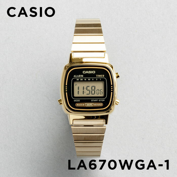 【並行輸入品】【10年保証】CASIO STANDARD カシオ スタンダード LA670WGA-1 腕時計 時計 ブランド レディース キッ…