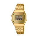 【並行輸入品】【10年保証】CASIO STANDARD WOMEN カシオ スタンダード LA680WEGV-9A 腕時計 時計 ブランド レディース キッズ 子供 女の子 チープカシオ チプカシ デジタル 日付 ゴールド 金 グリーン 緑 メタル 送料無料