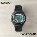 【並行輸入品】【10年保証】【日本未発売】CASIO STANDARD カシオ スタンダード LW-200-1B 腕時計 時計 ブランド レディース キッズ 子供 チープカシオ チプカシ デジタル 日付 ブラック 黒 シルバー 海外モデル 送料無料