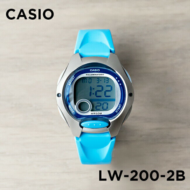 楽天TIME LOVERS【並行輸入品】【10年保証】【日本未発売】CASIO STANDARD カシオ スタンダード LW-200-2B 腕時計 時計 ブランド レディース キッズ 子供 チープカシオ チプカシ デジタル 日付 スカイブルー 水色 ネイビー 海外モデル 送料無料