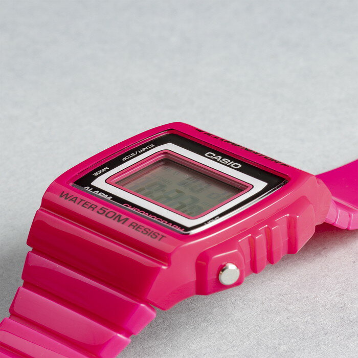 【並行輸入品】【10年保証】【日本未発売】CASIO カシオ スタンダード W-215H-4A 腕時計 メンズ レディース キッズ 子供 男の子 女の子 チープカシオ チプカシ デジタル 日付 ピンク ブラック 黒 海外モデル 送料無料格安通販　バレンタイン　人気　ランキング