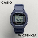 【並行輸入品】【10年保証】【日本未発売】CASIO STANDARD カシオ スタンダード W-218H-2A 腕時計 時計 ブランド メンズ レディース キッズ 男の子 チープカシオ チプカシ デジタル 日付 ネイビー ブラック 黒 海外モデル 送料無料