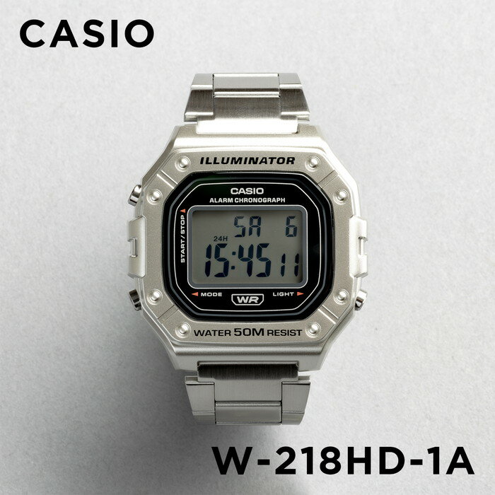 【並行輸入品】【10年保証】【日本未発売】CASIO STANDARD MENS カシオ スタンダード W-218HD-1A 腕時計 時計 ブラン…