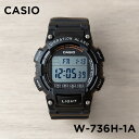 【並行輸入品】【10年保証】【日本未発売】CASIO STANDARD カシオ スタンダード W-736H-1A 腕時計 時計 ブランド メンズ レディース キッズ 男の子 女の子 チープカシオ チプカシ デジタル 日付 防水 ブラック 黒 海外モデル 送料無料