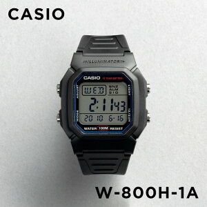 【並行輸入品】【10年保証】【日本未発売】CASIO カシオ スタンダード W-800H-1A 腕時計 メンズ レディース キッズ 子供 男の子 女の子 チープカシオ チプカシ デジタル 日付 防水 ブラック 黒 海外モデル 送料無料