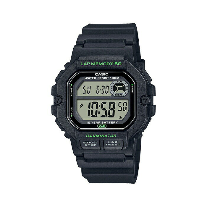 【並行輸入品】【10年保証】【日本未発売】CASIO SPORTS カシオ スポーツ WS-1400H-1A 腕時計 時計 ブ..