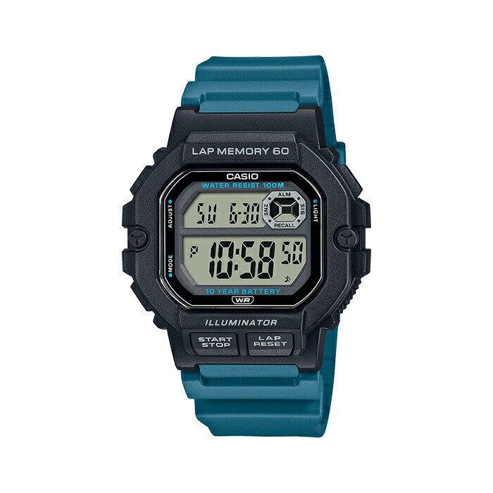 【並行輸入品】【10年保証】【日本未発売】CASIO SPORTS カシオ スポーツ WS-1400H-3A 腕時計 時計 ブ..