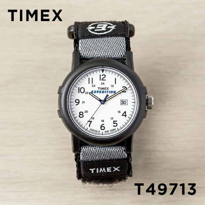 タイメックス 腕時計（メンズ） 【並行輸入品】【日本未発売】TIMEX EXPEDITION タイメックス エクスペディション キャンパー 38MM T49713 腕時計 時計 ブランド メンズ レディース ミリタリー アナログ ブラック 黒 ホワイト 白 ナイロンベルト 海外モデル 送料無料