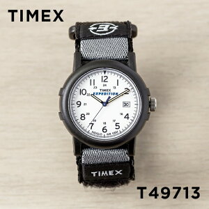 【並行輸入品】【日本未発売】TIMEX タイメックス エクスペディション キャンパー 38MM T49713 腕時計 メンズ レディース ミリタリー アナログ ブラック 黒 ホワイト 白 ナイロンベルト 海外モデル 送料無料