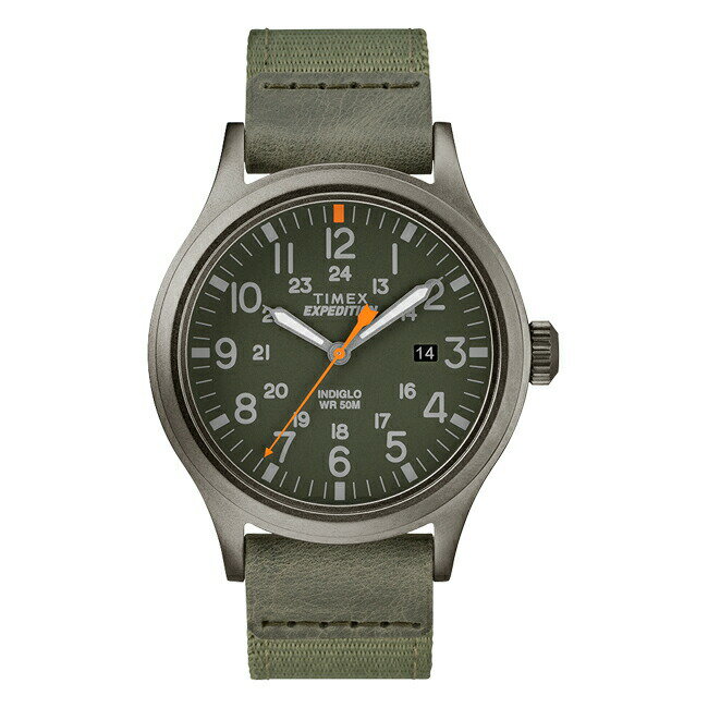 タイメックス 腕時計（メンズ） 【並行輸入品】TIMEX EXPEDITION タイメックス エクスペディション スカウト 40MM TW4B14000 腕時計 時計 ブランド メンズ レディース ミリタリー アナログ カーキ ブラック 黒 ナイロンベルト 送料無料