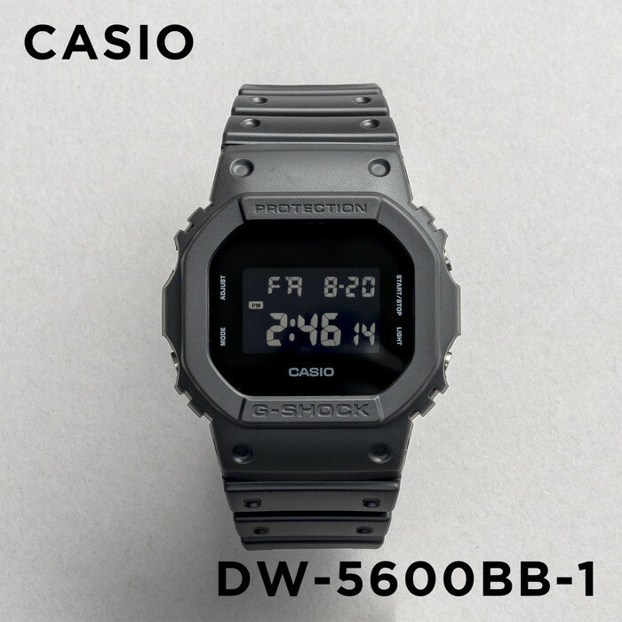 カシオ Gショック 腕時計 男の子 【10年保証】CASIO G-SHOCK カシオ Gショック DW-5600BB-1 腕時計 時計 ブランド メンズ キッズ 子供 男の子 デジタル 日付 カレンダー 防水 ブラック 黒 オールブラック ギフト プレゼント