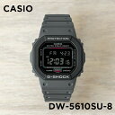 【並行輸入品】【10年保証】CASIO G-SHOCK カシオ Gショック DW-5610SU-8 腕時計 時計 ブランド メンズ キッズ 子供 男の子 デジタル 日付 カレンダー 防水 ブラック 黒 グレー 送料無料 その1