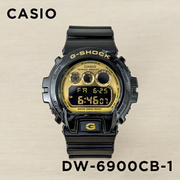 【並行輸入品】【10年保証】CASIO G-SHOCK カシオ Gショック DW-6900CB-1 腕時計 時計 ブランド メンズ キッズ 子供 男の子 デジタル 日付 カレンダー 防水 ブラック 黒 ゴールド 金 送料無料