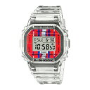 カシオ Gショック 腕時計 男の子 【国内正規品】CASIO G-SHOCK カシオ Gショック DWE-5600KS-7JR 腕時計 時計 ブランド メンズ キッズ 子供 男の子 デジタル 日付 カレンダー 防水 ホワイト 白 レッド 赤 スケルトン クリア 送料無料