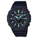 並行輸入品】【訳あり】【ゴミ・汚れあり】CASIO G-SHOCK カシオ Gショック GA-2100RC-1A 腕時計 時計 ブランド メンズ キッズ 子供 男の子 アナデジ 日付 カレンダー 防水 ブラック 黒 グリーン カシオーク 送料無料