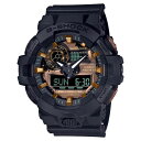 【並行輸入品】【10年保証】【日本未発売】CASIO G-SHOCK カシオ Gショック GA-700RC-1A 腕時計 時計 ブランド メンズ キッズ 子供 男の子 アナデジ 日付 カレンダー 防水 ブラック 黒 ゴールド 金 ブロンズ 海外モデル 送料無料