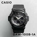 楽天TIME LOVERS【並行輸入品】【10年保証】CASIO G-SHOCK カシオ Gショック GAW-100B-1A 腕時計 時計 ブランド メンズ キッズ 子供 男の子 アナデジ 電波 ソーラー ソーラー電波 日付 カレンダー 防水 ブラック 黒 オールブラック 送料無料