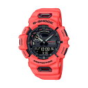 【並行輸入品】【訳あり】【ゴミ・汚れあり】CASIO G-SHOCK カシオ Gショック Gスクワッド GBA-900-4A 腕時計 時計 ブランド メンズ キッズ 子供 男の子 ランニングウォッチ 歩数計 アナデジ ブルートゥース 日付 カレンダー 防水 ピンク ブラック 黒 送料無料