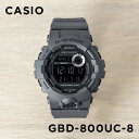 楽天TIME LOVERS【並行輸入品】【10年保証】CASIO G-SHOCK カシオ Gショック Gスクワッド GBD-800UC-8 腕時計 時計 ブランド メンズ キッズ 子供 男の子 ランニングウォッチ 歩数計 デジタル ブルートゥース 日付 カレンダー 防水 グレー ブラック 黒 送料無料